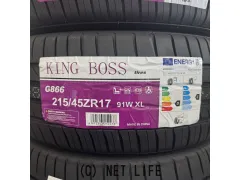 タイヤ KB 215/45R17 G866 4本交換工賃込 17インチ