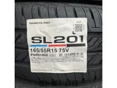 タイヤ BS 165/55R15 SL201 4本交換 15ｲﾝﾁ