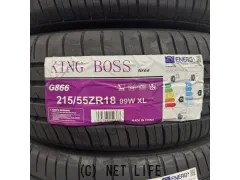 タイヤ KB 215/55R18 G866 4本交換工賃込 18ｲﾝﾁ