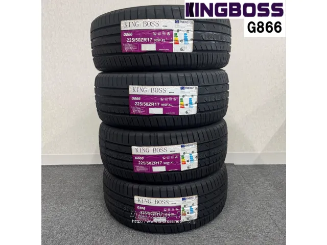 タイヤ KB 225/50R17 G866 4本交換工賃込 17インチ