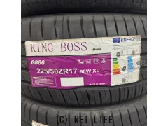 タイヤ KB 225/50R17 G866 4本交換工賃込 17ｲﾝﾁ