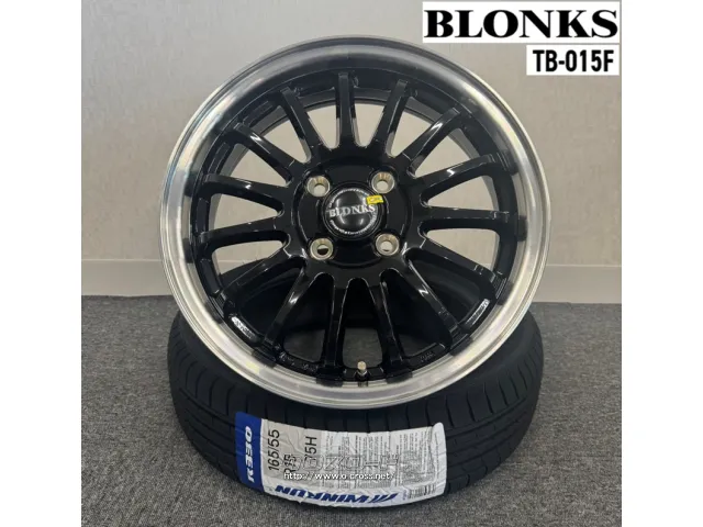 ホイール・タイヤ 15インチ TB-015F×WR 新品ホイールタイヤセット