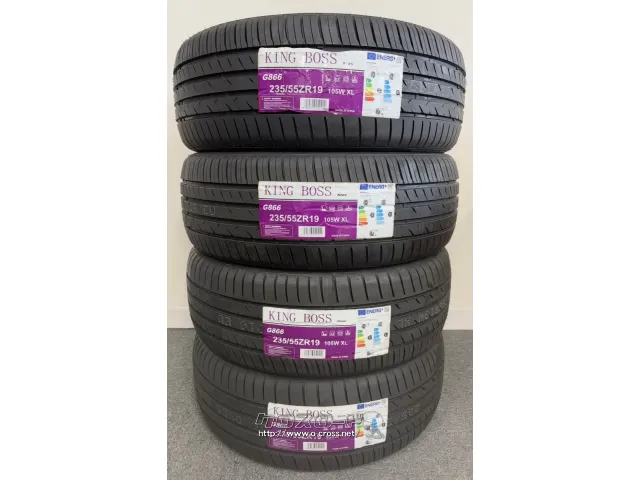 タイヤ KB 235/55R19 G866 4本交換工賃込 19インチ