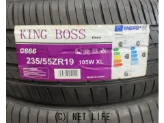 タイヤ KB 235/55R19 G866 4本交換工賃込 19インチ