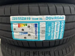 タイヤ DO 225/55R19 ﾌﾟﾛｻﾞｯｸｽﾎﾟｰﾂ 4本交換工賃込 19ｲﾝﾁ