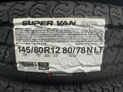 タイヤ YH 145/80R12 Y356 4本交換工賃込 12インチ