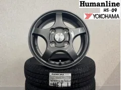 ホイール・タイヤ 12ｲﾝﾁ HS-09×Y356 新品ﾀｲﾔﾎｲｰﾙｾｯﾄ