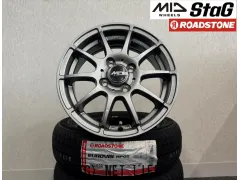 ホイール・タイヤ 14インチ シュナイダー スタッグ×RS 新品タイヤホイールセット