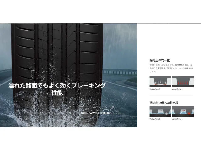 タイヤ 18インチ 225/60R18 ハンコックVentusPRime4