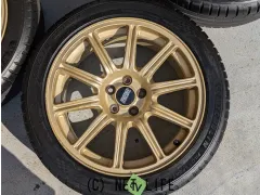 ホイール・タイヤ 【17インチ】 IMPREZA WRX STi 純正 BBS + Micheli