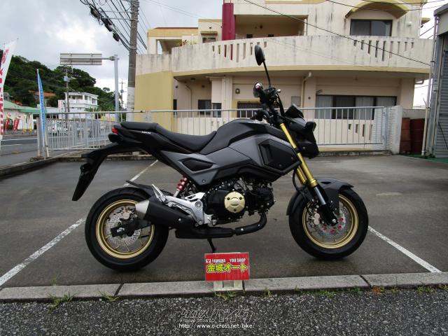 ホンダ グロム 125・黒・125cc・金城オート・10,550km | 沖縄のバイク情報 - クロスバイク