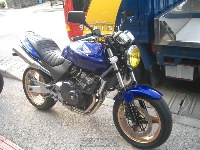 ホンダ ホーネット250 青 250cc バイクショップ スプリント 30 100km 沖縄のバイク情報 クロスバイク