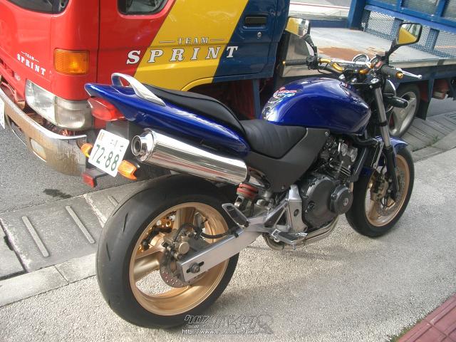 ホンダ ホーネット250 青 250cc バイクショップ スプリント 30 100km 沖縄のバイク情報 クロスバイク