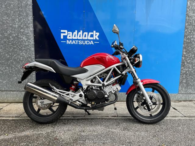 ホンダ VTR250・赤・250cc・SBSパドック松田・12,612km・保証付・3ヶ月