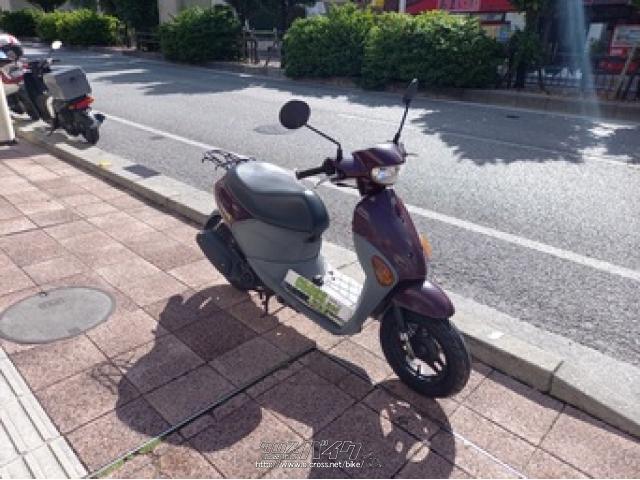 スズキ レッツ4 50・小豆色・50cc・ホンダ二輪久米・疑義車(4桁メーターのため(1555KM)) | 沖縄のバイク情報 - クロスバイク