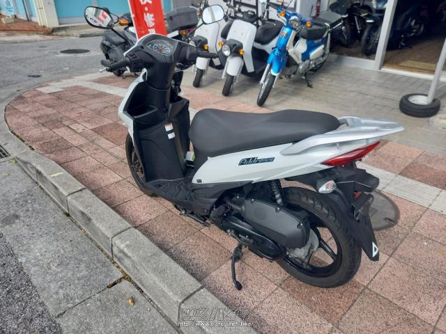 スズキ アドレス110・白・110cc・ホンダ二輪久米・16,252km・保証無