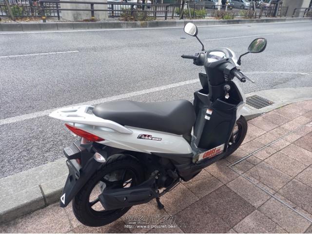 スズキ アドレス110・白・110cc・ホンダ二輪久米・16,252km・保証無