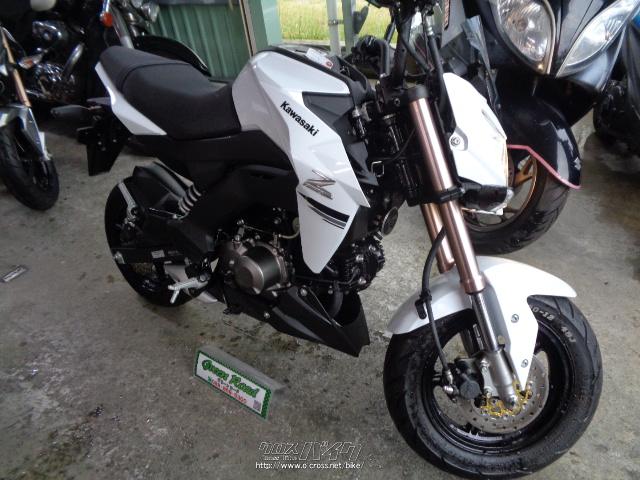 カワサキ Z125 PRO・ホワイト・125cc・グリーンロード・疑義車