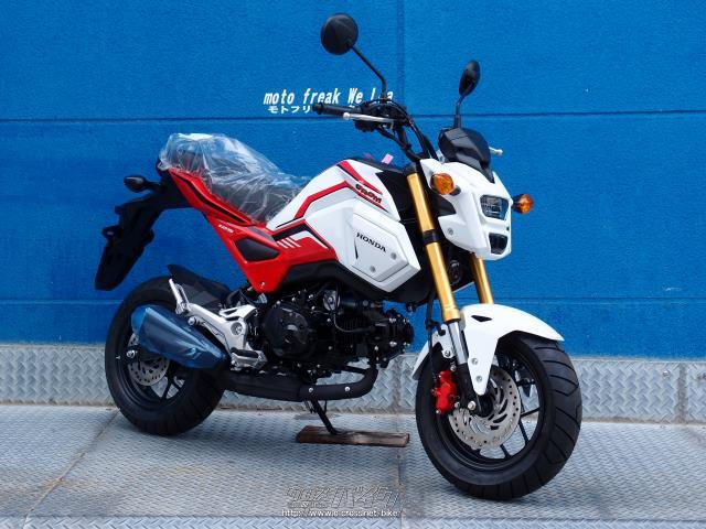 ホンダ グロム 125 ロスホワイト 125cc モトフリーク ウイリー 保証付 沖縄のバイク情報 クロスバイク