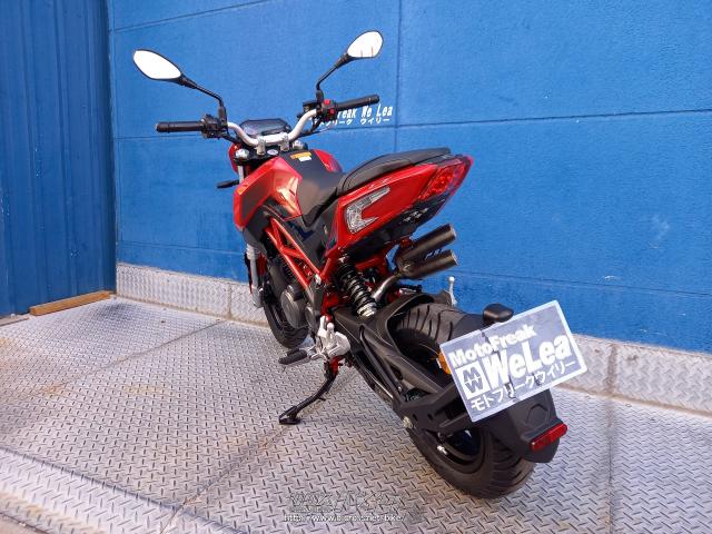 BENELLI ベネリ TNT125 赤 走行距離1900㎞