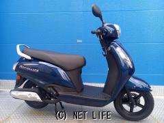 スズキ アドレス125・マットブラック・125cc・モトフリークウイリー  