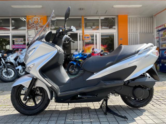 スズキ バーグマン200・マットプラチナシルバーメタリック・200cc・良栄モータース・保証付・24ヶ月 | 沖縄のバイク情報 - クロスバイク