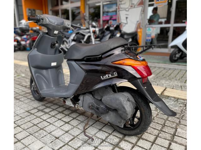 スズキ レッツ5 50・ブラック・50cc・良栄モータース・疑義車(中古車のため)・保証付・1ヶ月 | 沖縄のバイク情報 - クロスバイク