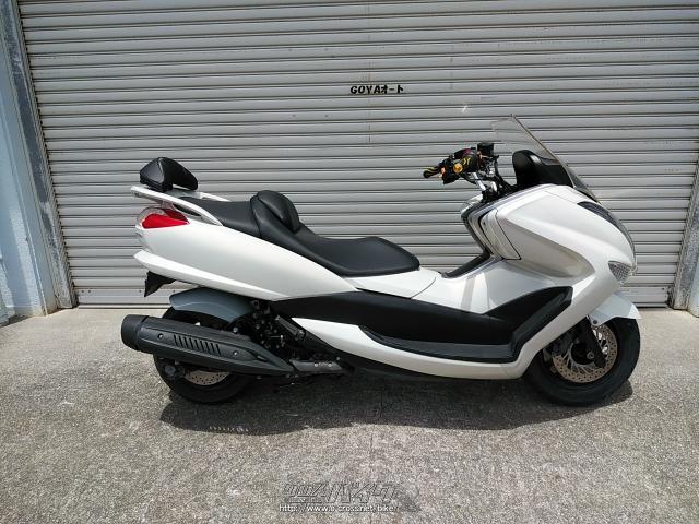 ヤマハ マジェスティ250 ホワイト 250cc ゴヤオート 那覇店 12 649km 保証付 3ヶ月 沖縄のバイク情報 クロスバイク