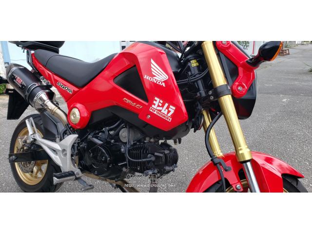 ホンダ グロム 125・レッド・125cc・照屋オートショップ・13,000km・保証付・1ヶ月 | 沖縄のバイク情報 - クロスバイク