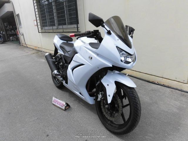 カワサキ ニンジャ250 R 白 250cc サイクルグッズスピード 26 018km 保証付 1ヶ月 沖縄のバイク情報 クロスバイク