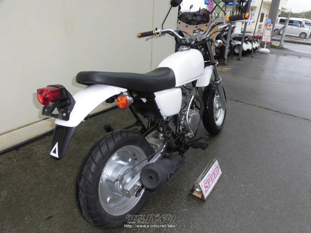 ホンダ エイプ100 白 100cc サイクルグッズスピード 減算車 単位不足のため 保証付 1ヶ月 沖縄のバイク情報 クロスバイク