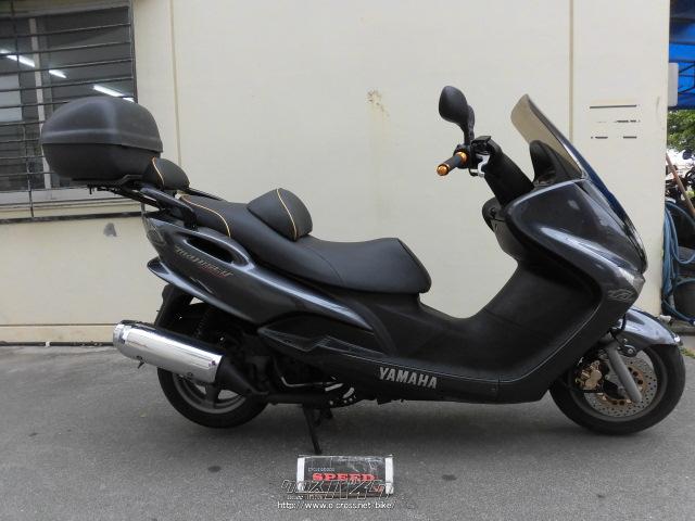 ヤマハ マジェスティ125 インジェクション車 ガンメタ 125cc サイクルグッズスピード 11 570km 保証付 1ヶ月 沖縄のバイク情報 クロスバイク