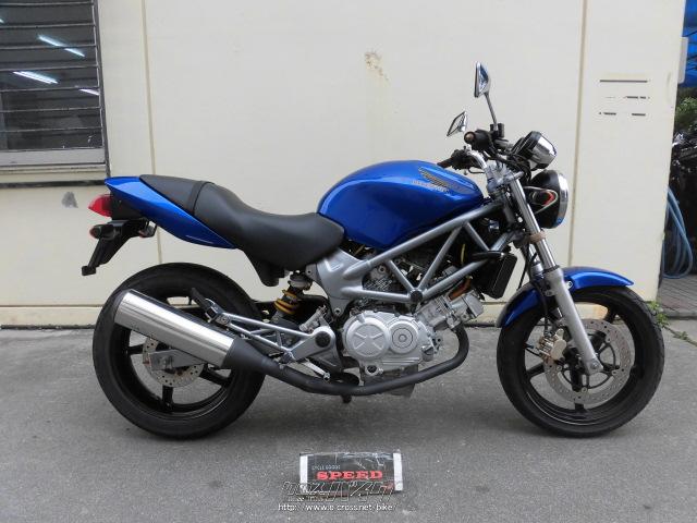 ホンダ VTR250・青・250cc・サイクルグッズスピード・3,640km・保証付 