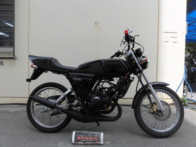 ヤマハ RZ50 2サイクルフルパワー原付カフェスタイル・2000(H12)初度登録(届出)年・ブラック・50cc・サイクルグッズスピード・交換歴車(交換前  22,230km 交換後 4,614km)・保証無 | 沖縄のバイク情報 - クロスバイク