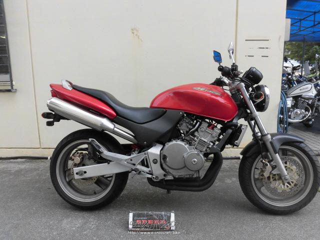ホンダ ホーネット250 希少な4発エンジン 1996 H8 年式 レッド 250cc サイクルグッズスピード 疑義車 保証付 3ヶ月 距離無制限 沖縄のバイク情報 クロスバイク