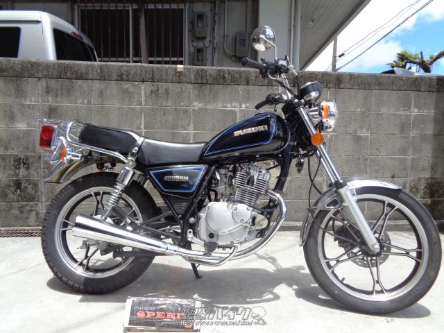 スズキ Gn125 Gn125h キャブ車 ブラック 125cc サイクルグッズスピード 7 776km 保証付 1ヶ月 沖縄のバイク情報 クロスバイク