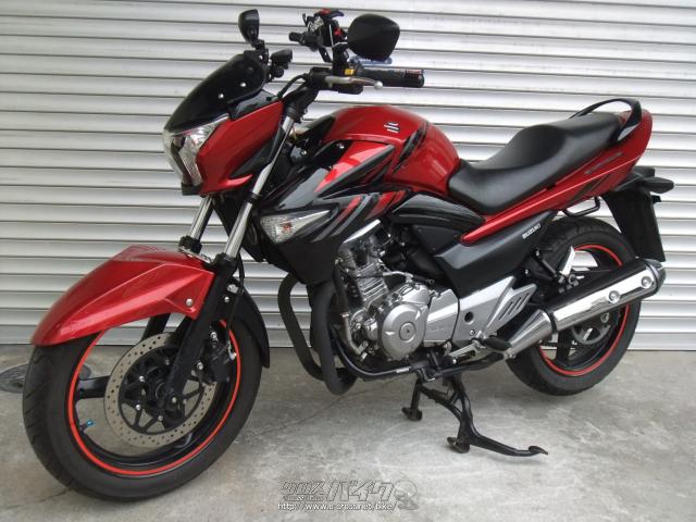 スズキ GSR250 1年保証付・赤/黒・250cc・ワークショップ ピースパイン・11,400km・保証付・12ヶ月・10000km |  沖縄のバイク情報 - クロスバイク