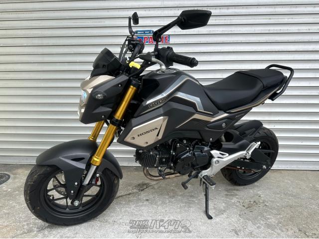 ホンダ グロム 125 □1年保証付です□・グレー・125cc・ワークショップ ピースパイン・3,600km・保証付・12ヶ月・10000km |  沖縄のバイク情報 - クロスバイク