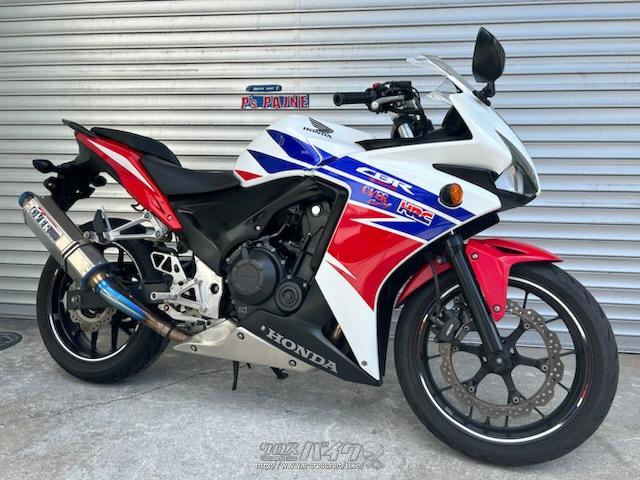 ホンダ CBR400 R □1年保証付□・2013(H25)初度登録(届出)年・トリコロールカラー・400cc・ワークショップ  ピースパイン・13,800km・保証付・12ヶ月・10000km | 沖縄のバイク情報 - クロスバイク