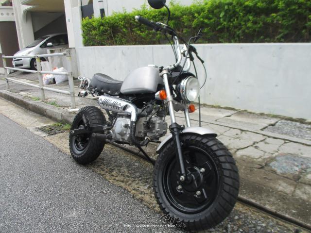 ホンダ モンキー 50 バハ改 シルバー 110cc グリット 減算車 社外メーター交換のため630km 保証付 3ヶ月 沖縄のバイク情報 クロスバイク