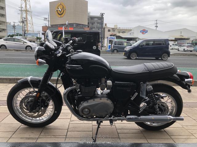 トライアンフ ボンネビル T120・2022(R4)初度登録(届出)年・ジェツトブラック・1200cc・グリット・保証付・24ヶ月 |  沖縄のバイク情報 - クロスバイク