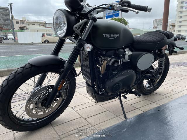 トライアンフ スクランブラー・マットカーキ・900cc・グリット・保証付・24ヶ月 | 沖縄のバイク情報 - クロスバイク