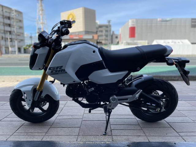 ホンダ グロム 125・ホワイト・125cc・グリット・保証付・24ヶ月 