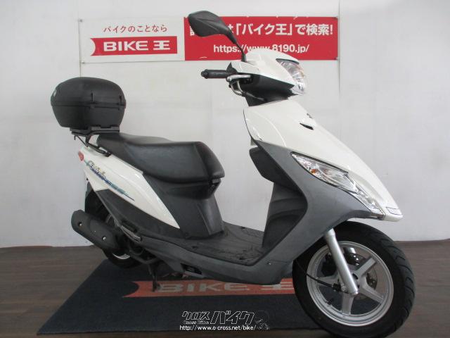 スズキ アドレス125 DT11A型 リアボックス装備 《VISA マスター》OK・白・125cc・バイク王那覇店・8