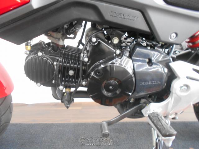 ホンダ グロム 125 JC75型 2107Km デイトナリアショック  《クレジットカード》Ok・2019(R1)初度登録(届出)年・赤・125cc・バイク王那覇店・2,107km・保証付・12ヶ月 | 沖縄のバイク情報  - クロスバイク