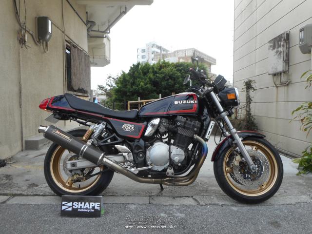 スズキ GSXイナズマ1200 牛1型仕様!!・1999(H11)初度登録(届出)年・黒・1200cc・(有)シェイプ・交換歴車(交換前  6,000km 交換後 35,766km)・保証付・3ヶ月 | 沖縄のバイク情報 - クロスバイク