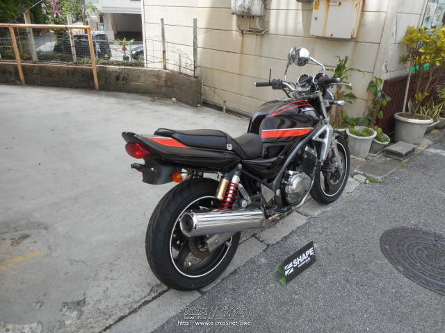 カワサキ バリオス -II 250 えび茶/オレンジタイガーカラー・茶/オレンジ・250cc・(有)シェイプ・減算車(メーター交換のため)・保証付・3ヶ月  | 沖縄のバイク情報 - クロスバイク