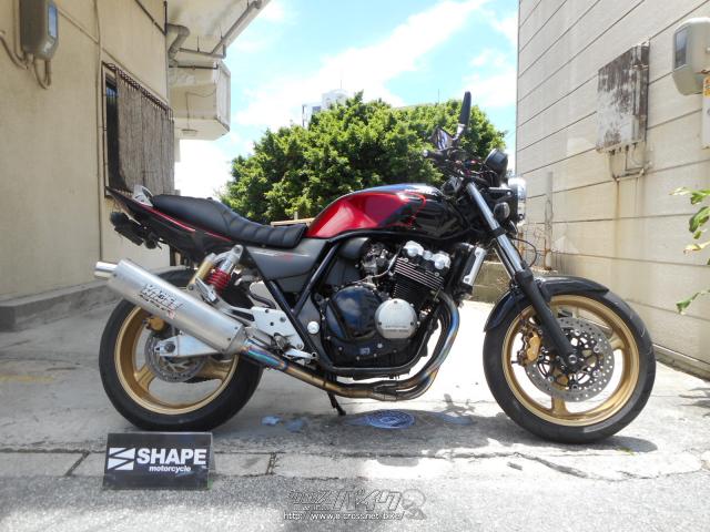 ホンダ CB 400 SF VTEC  SPEC-III・2007(H19)初度登録(届出)年・赤黒・400cc・(有)シェイプ・減算車(メーター交換のため)・保証付・3ヶ月・10000km  | 沖縄のバイク情報 - クロスバイク