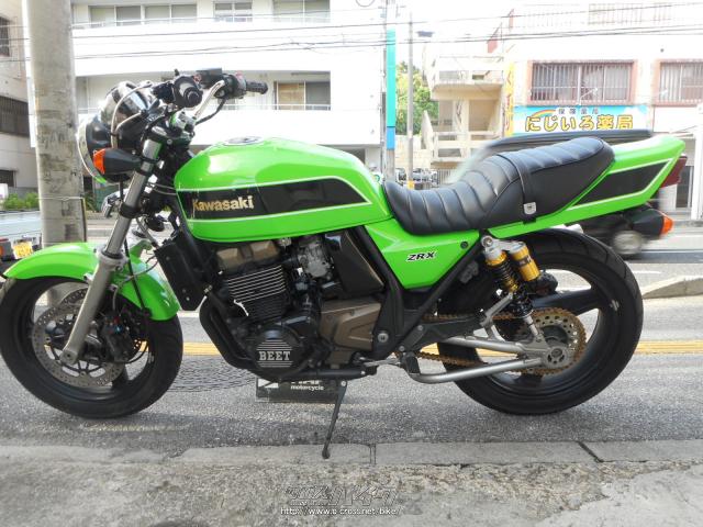 カワサキ ZRX 400・2005(H17)初度登録(届出)年・グリーン・400cc・(有)シェイプ・減算車(メーター交換のため)・保証付・3ヶ月・10000km  | 沖縄のバイク情報 - クロスバイク