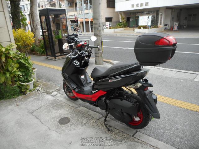 ヤマハ マジェスティS・黒赤・155cc・(有)シェイプ・11,212km・保証付・3ヶ月・10000km | 沖縄のバイク情報 - クロスバイク